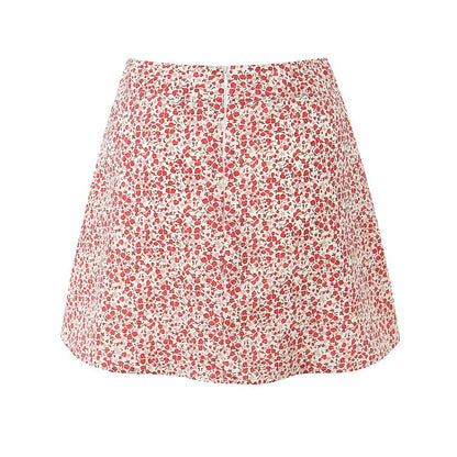 Floral A-Line Skirt