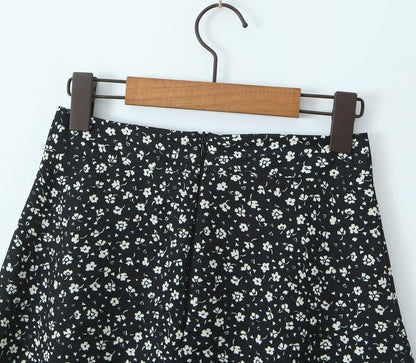 Floral A-Line Skirt