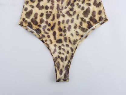 Leopard Print Bodysuit