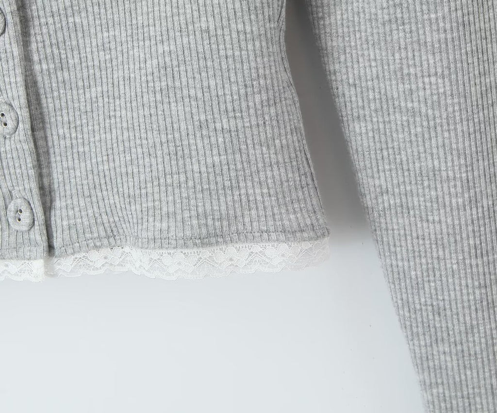 Lace Knit Cardigan