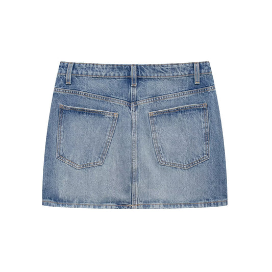 Denim Midi Skirt