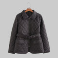 Quilted Belted Coat
