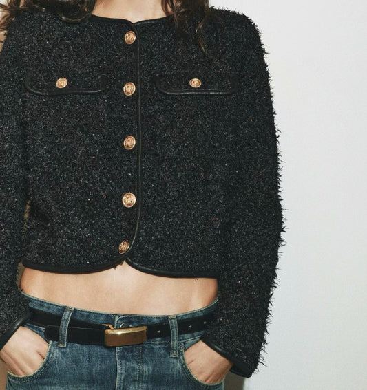 Street Metal Color Line Classic Texture Coat