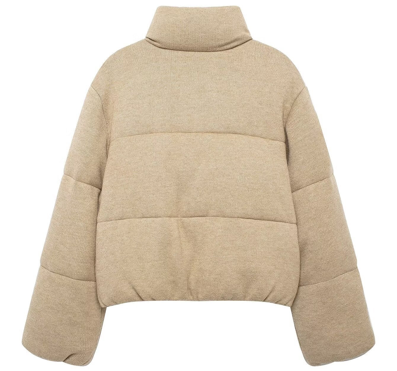 Stand Collar Thermal Cotton Jacket Coat