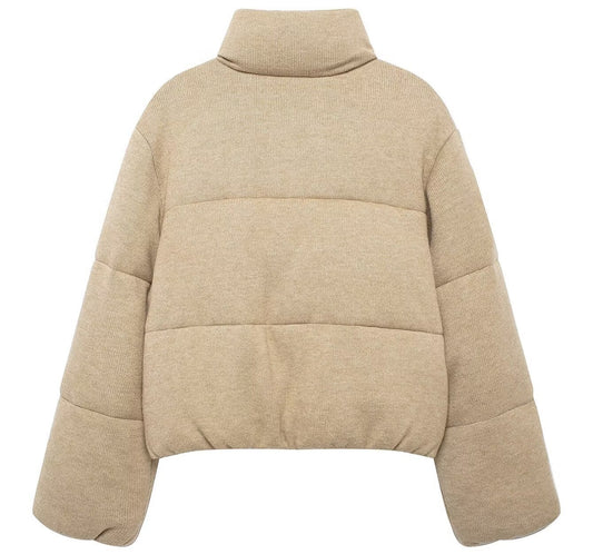 Stand Collar Thermal Cotton Jacket Coat