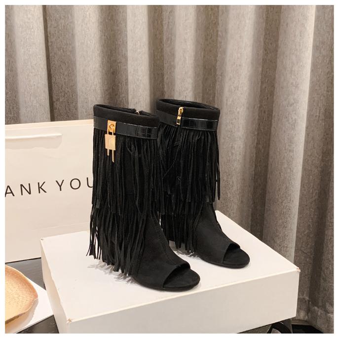 Tassel Retro Booties