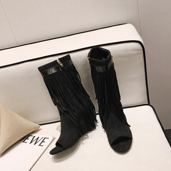 Tassel Retro Booties