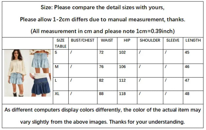 High Waist A-Line Denim Pleated Skirt