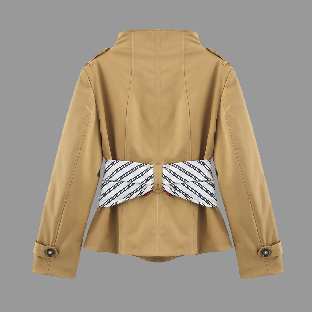 Scarf Trench Coat
