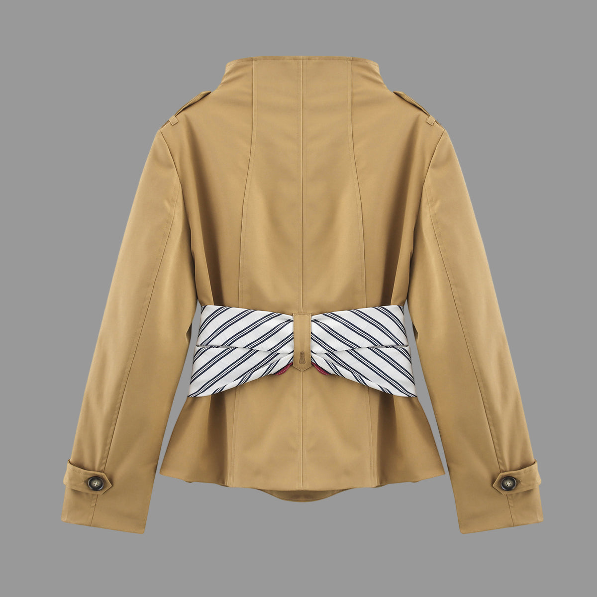 Scarf Trench Coat