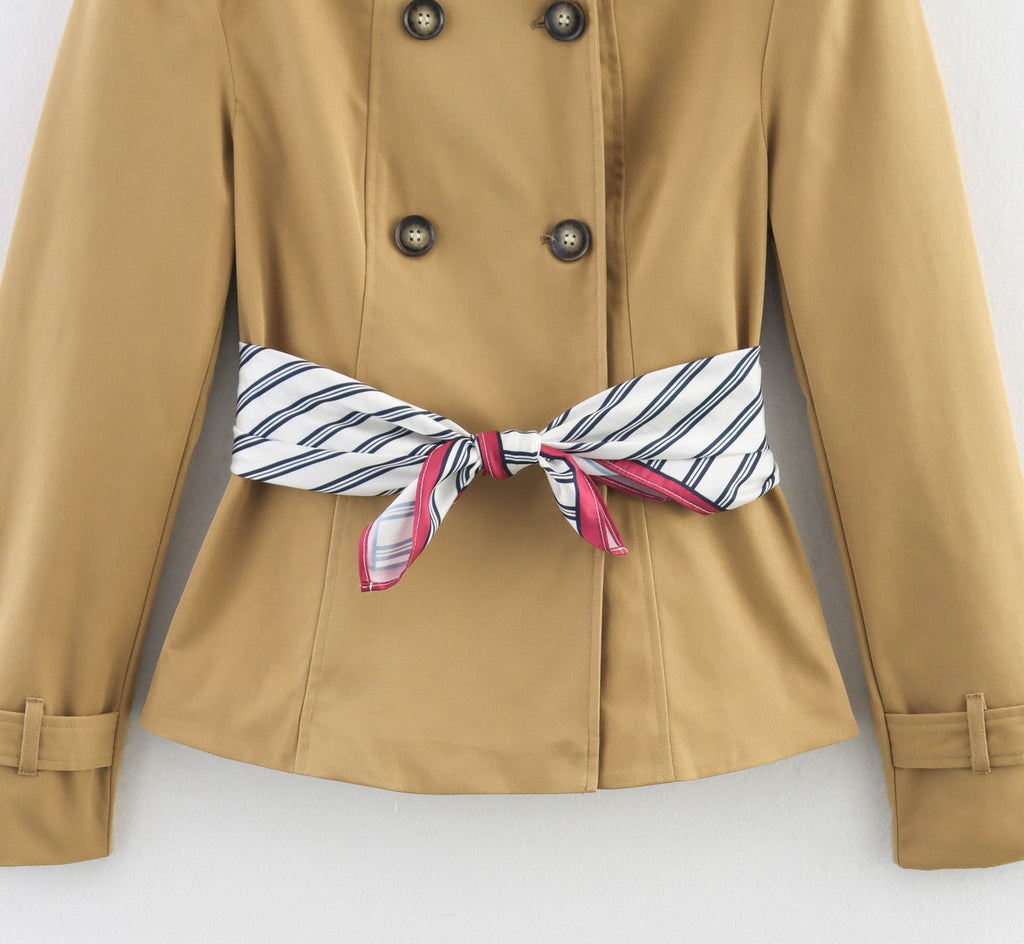 Scarf Trench Coat