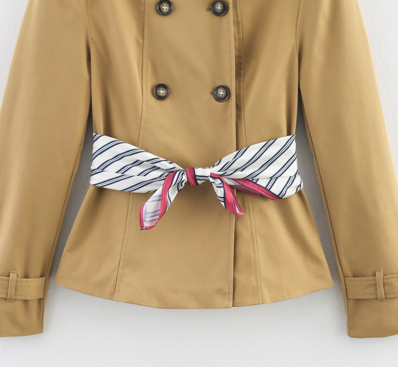 Scarf Trench Coat