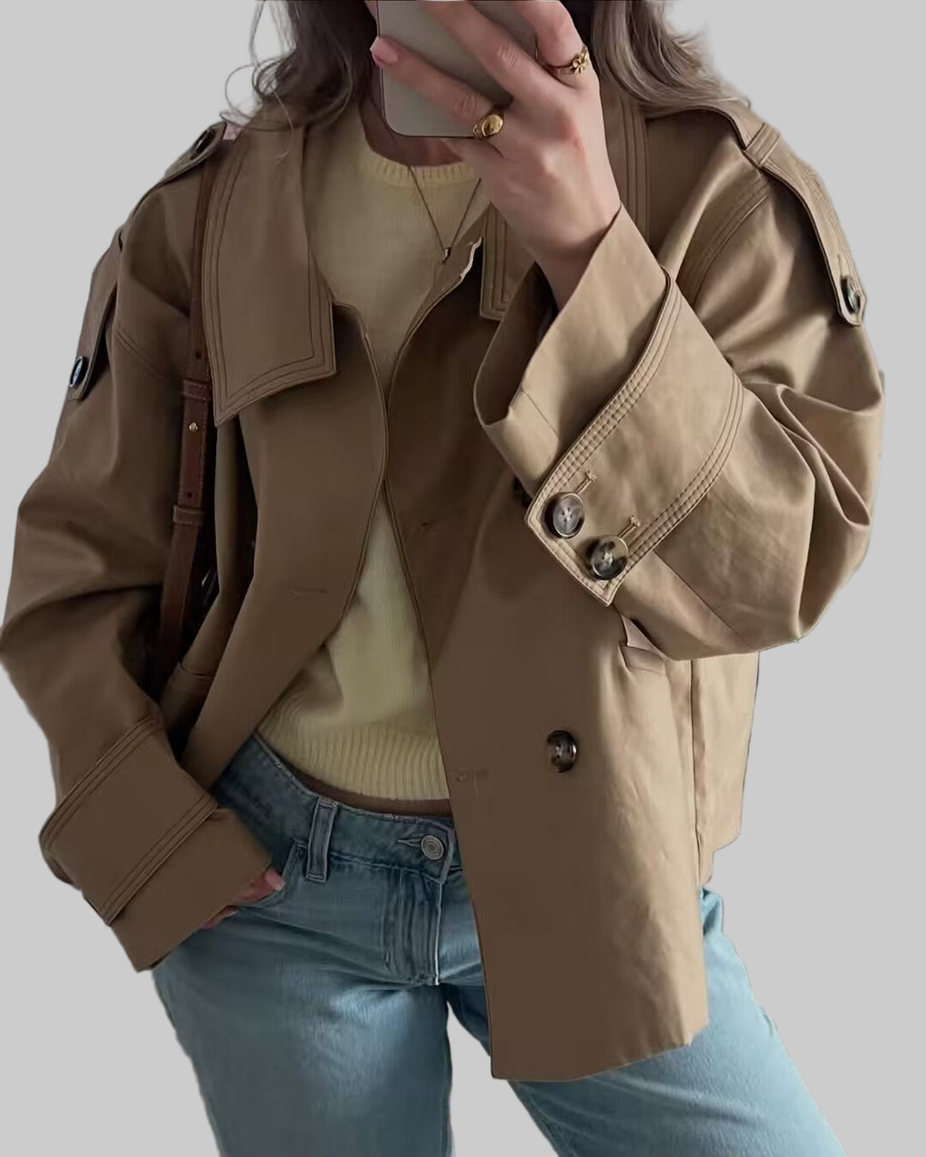 Trench Long Sleeve Coat