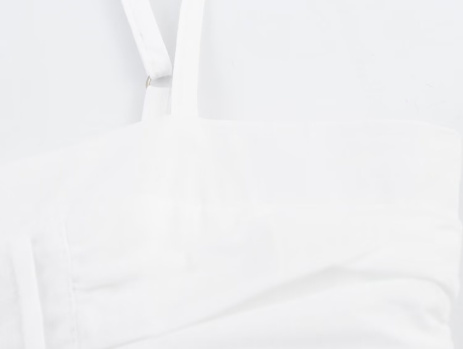 French Lace Embroidered Pleated Sling Top