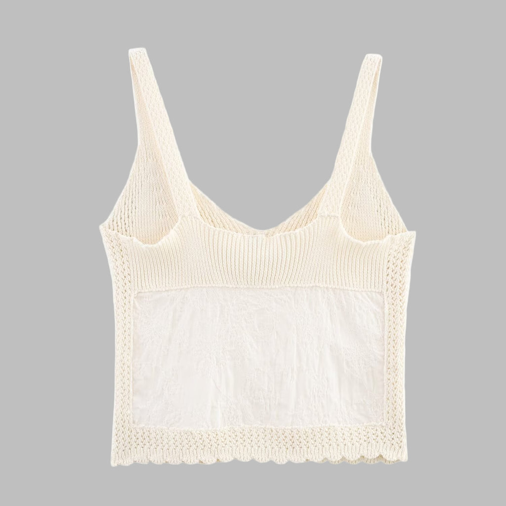 Stitching Knitted Top