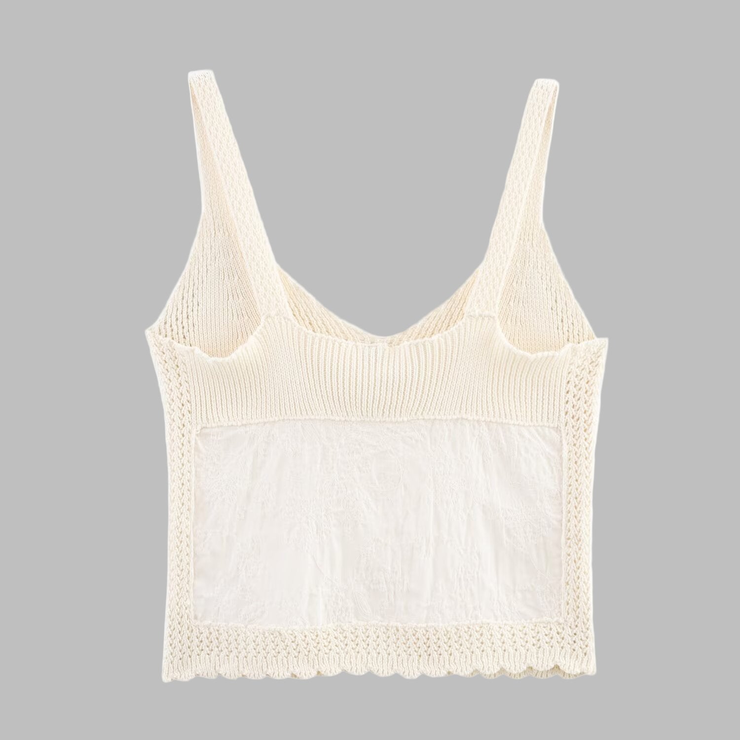 Stitching Knitted Top