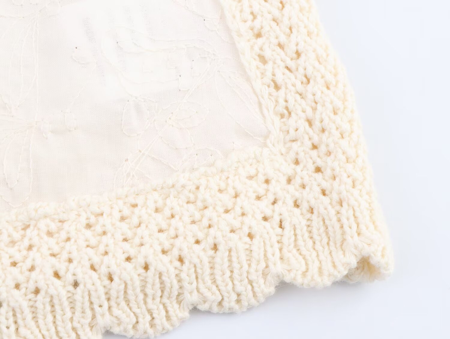 Stitching Knitted Top