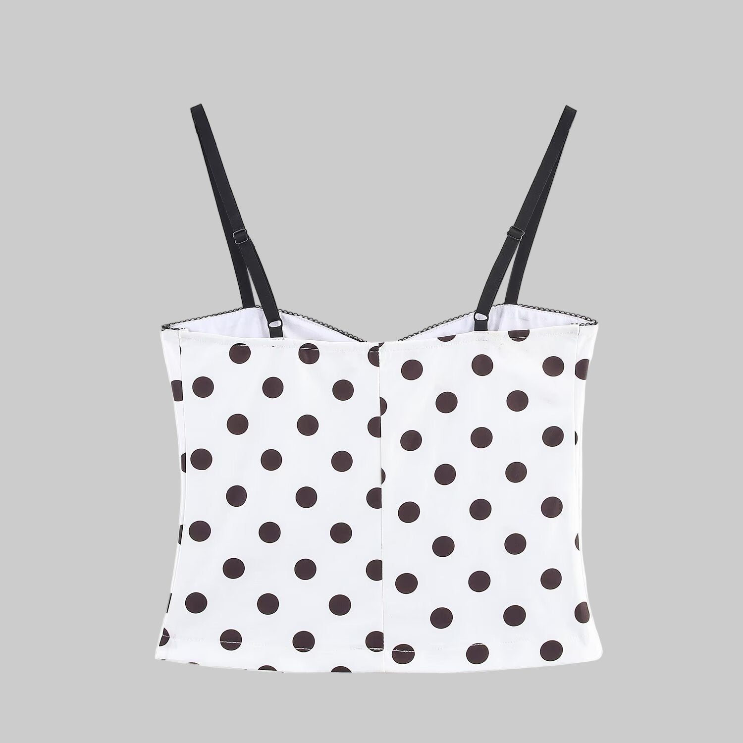 Polka Dot Sling Corset Top