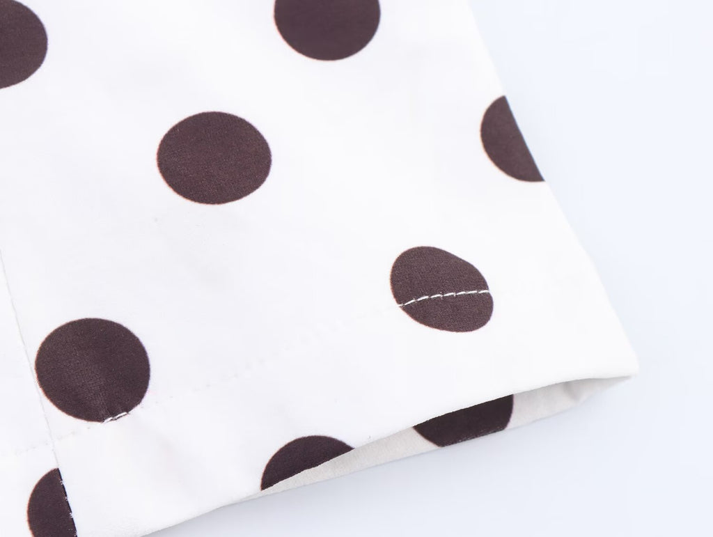 Polka Dot Sling Corset Top