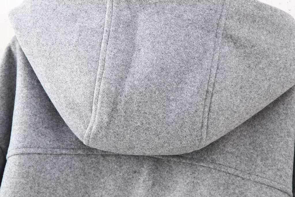 Hooded Crop Jacket Coat