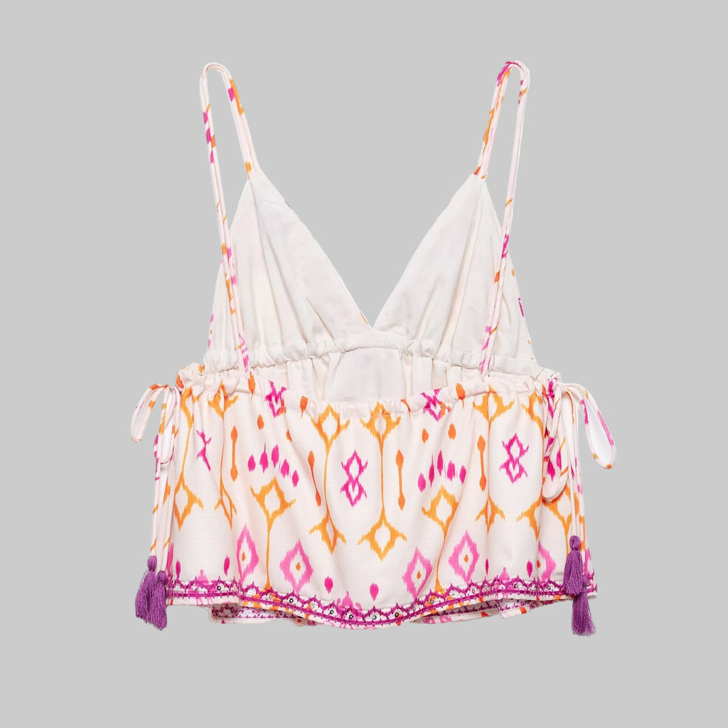 Sequin Embroidery Top