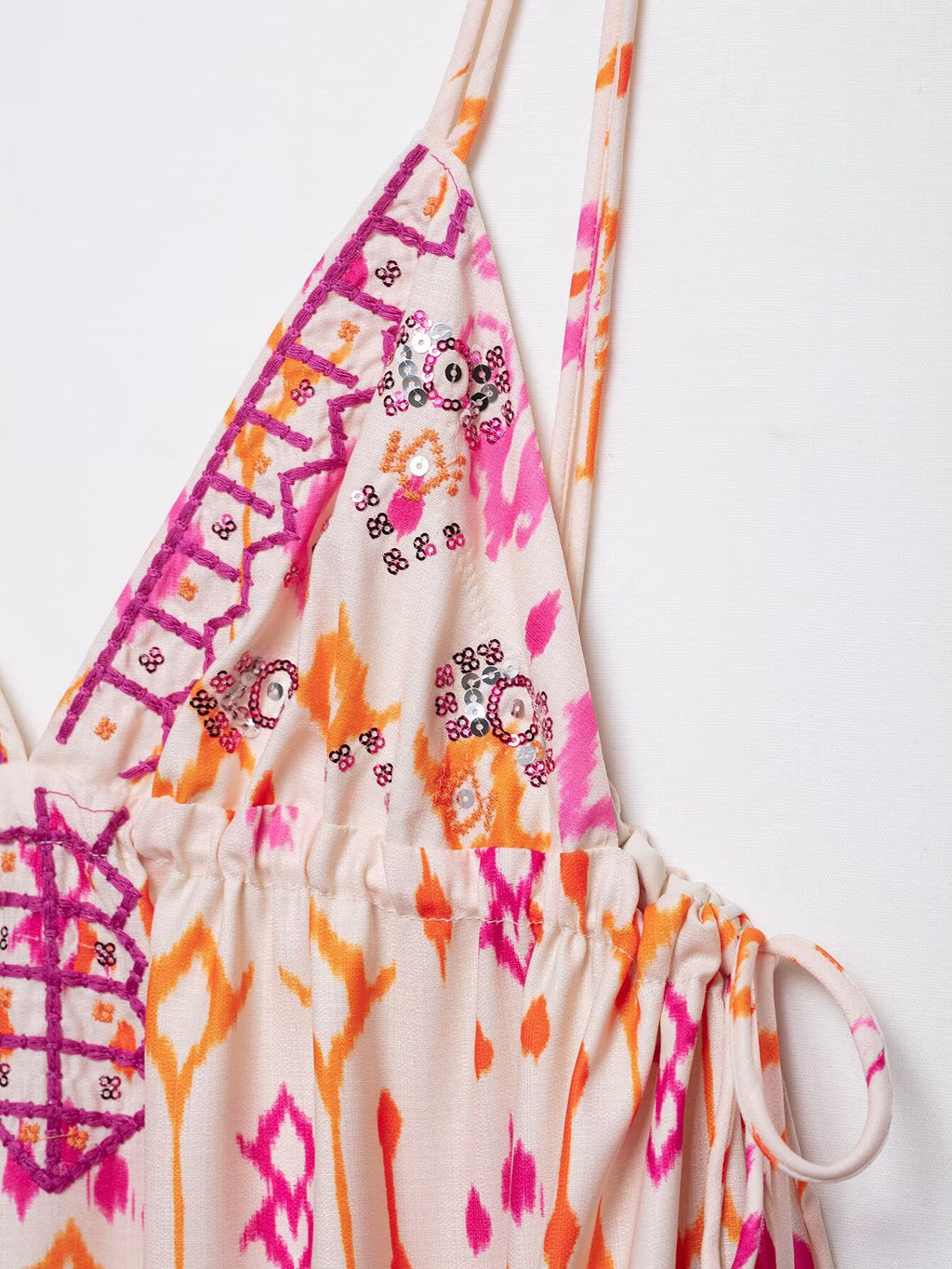 Sequin Embroidery Top