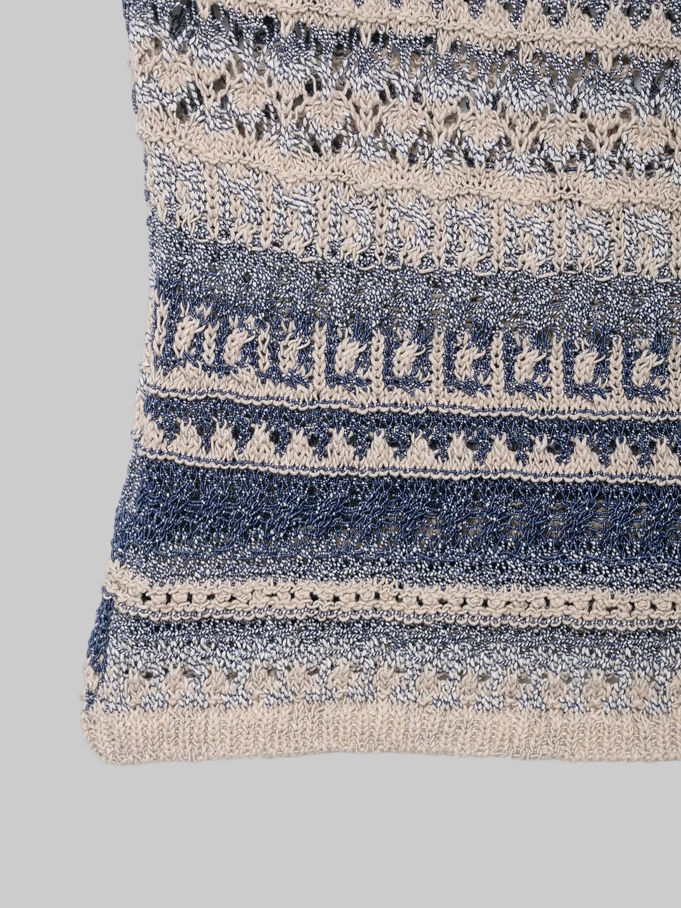 Striped Texture Knitted Sleeveless Vest Top