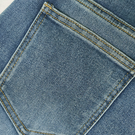 Retro High Waist Embroidery Bootcut Jeans