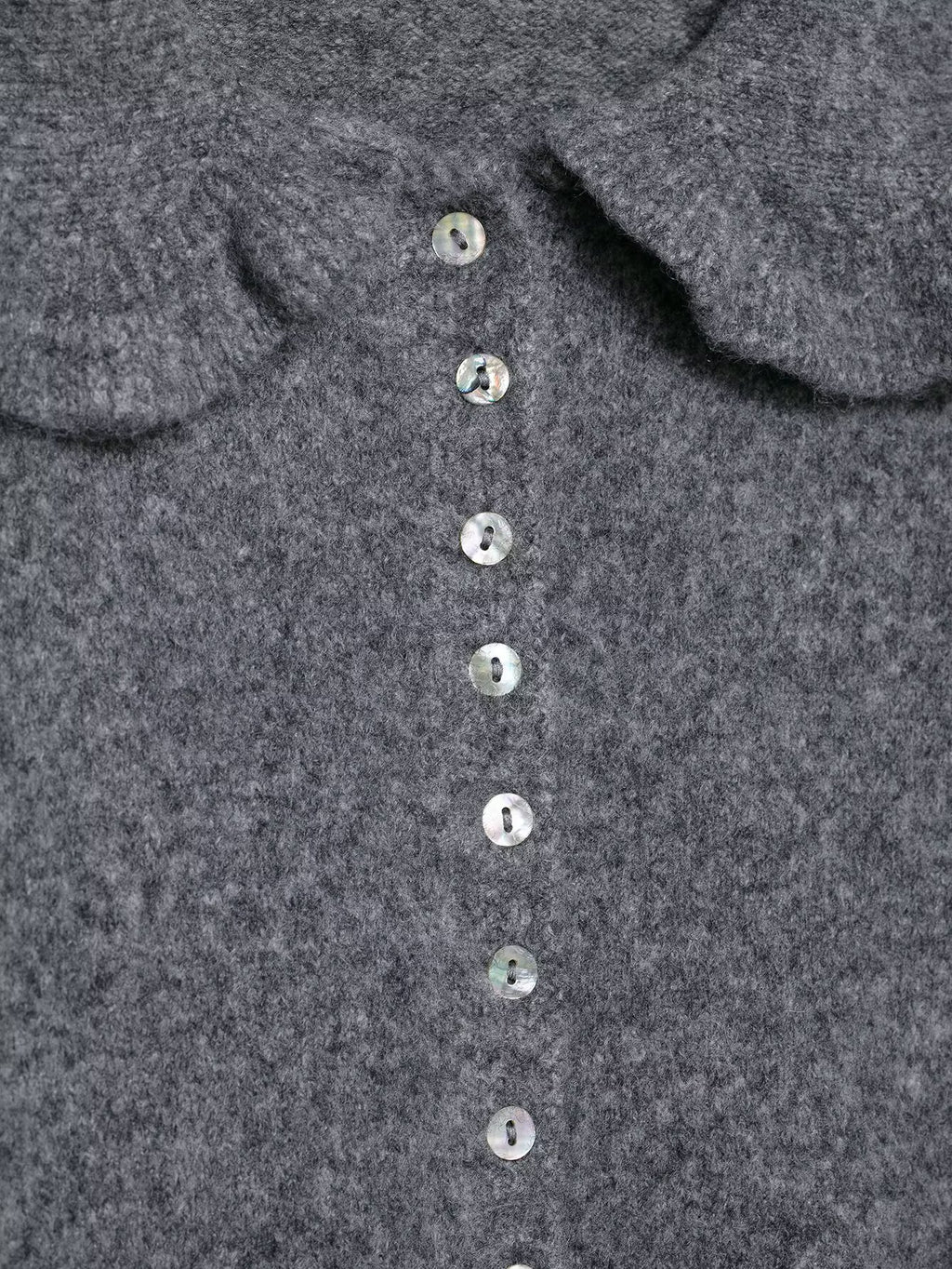 Ruffled Collar Knitwear Cardigan