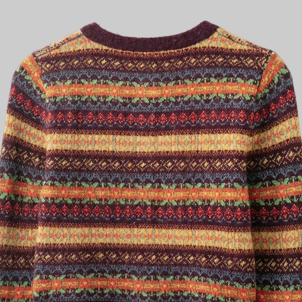 Jacquard Knitted Cardigan