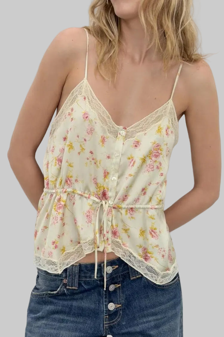 Sexy  Lace Sling Top
