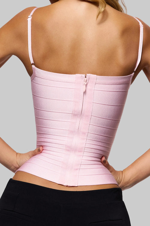 French Retro Elegant Square Collar Elastic Waist Tight Top