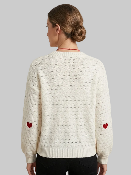 Knitwear Love Valentine Day Pullover Loose Sweater