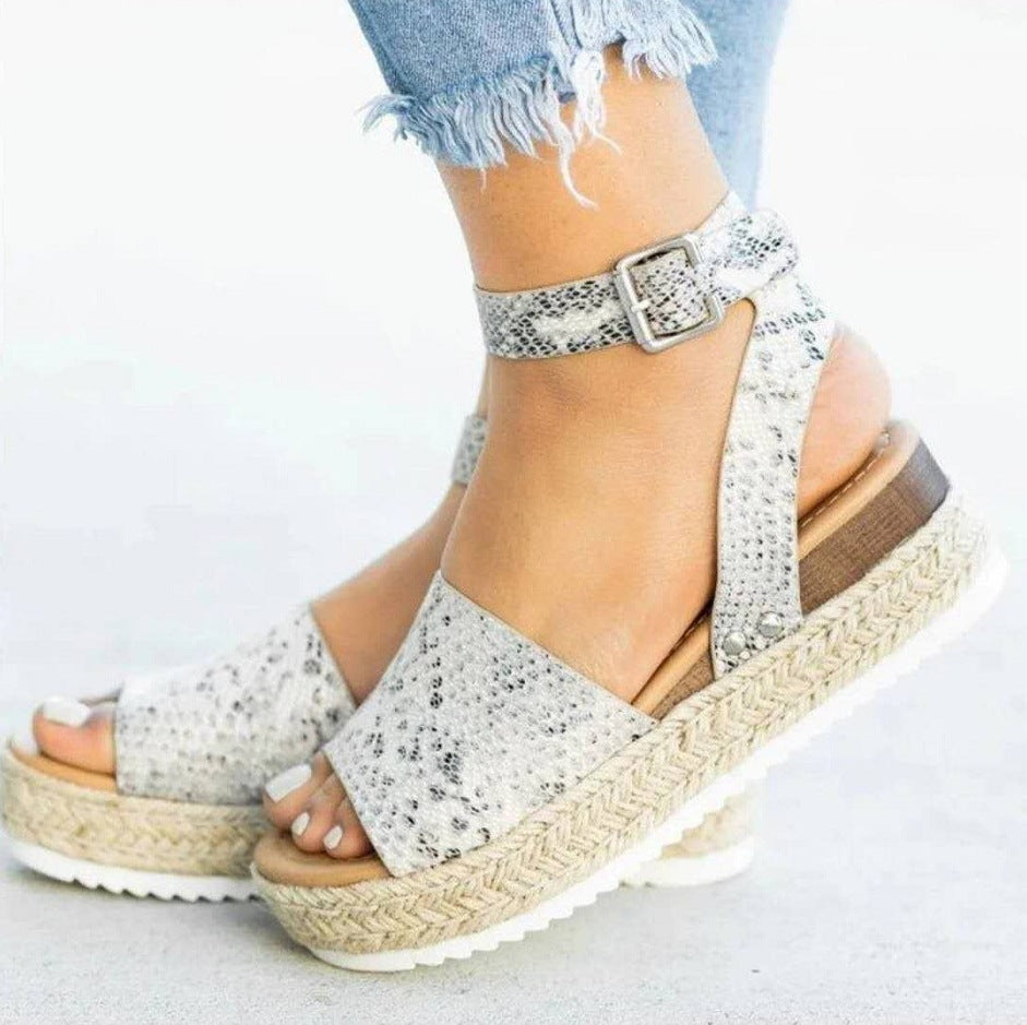 Hemp Rope Woven Wedge