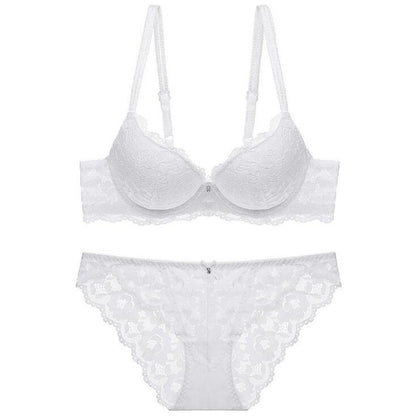 Lace Sexy Push up Comfort Bra Set