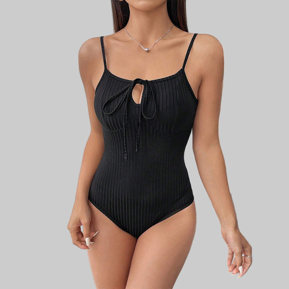 Sexy Body ajustado con cordones y cordones
