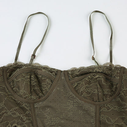 Lace Stitching Camisole Top