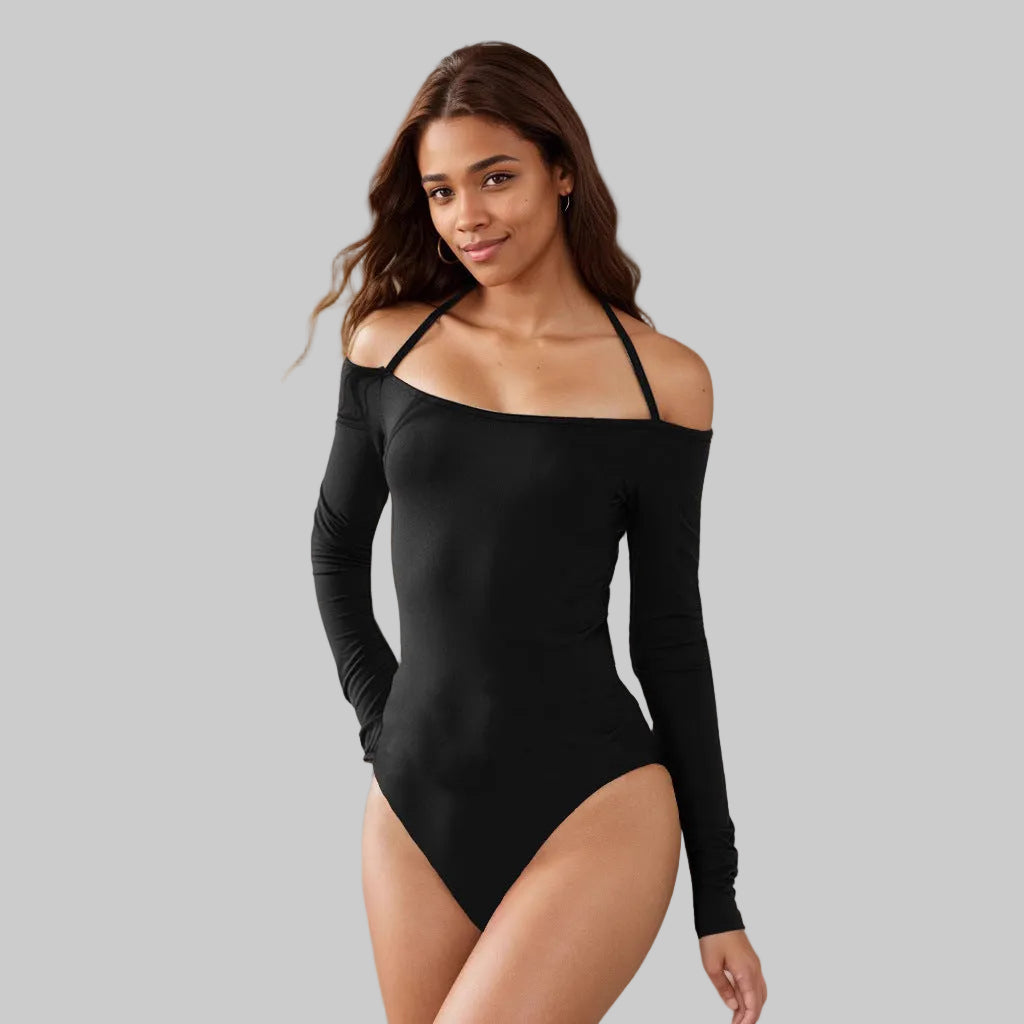 Halter Off the Shoulder Bodysuit