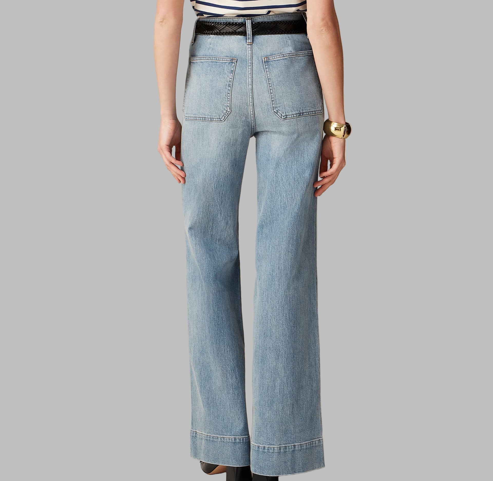 Loose Straight Wide Leg High Waist Jeans