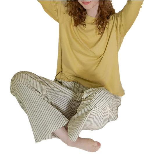 Cotton Pajamas Two-Piece Loungewear Set