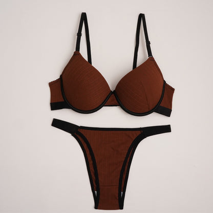 Comfort Adjustable Push-Up Bra Set