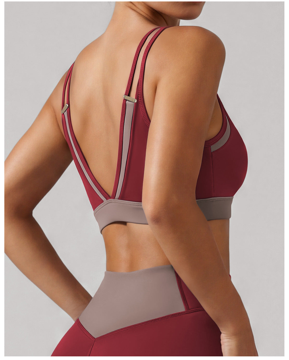V-Shaped Sports Push-up Training Bra