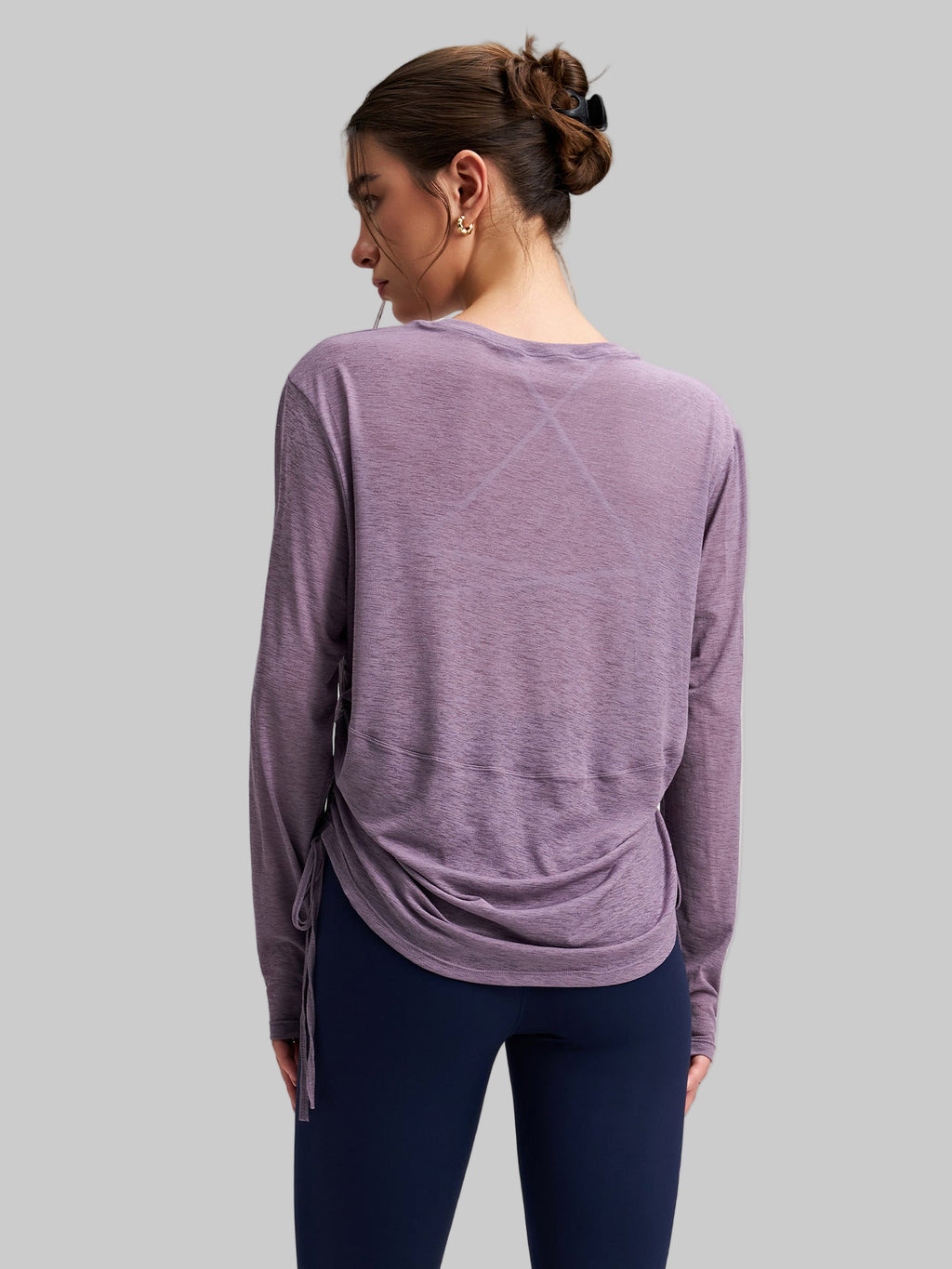 Long Sleeve Drawstring Top