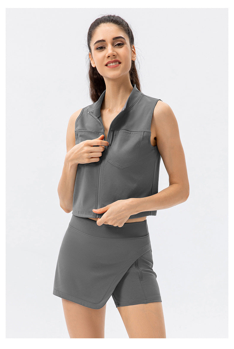 Sports Two-Piece Workout Culottes