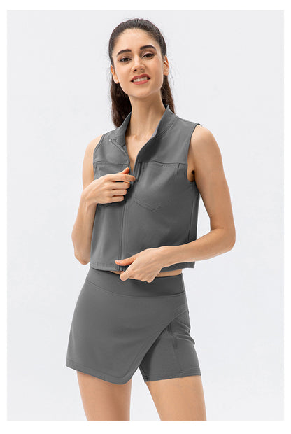 Sports Two-Piece Workout Culottes