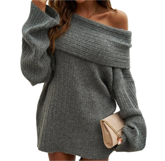 Loose Pullover Long Sleeve Sweater