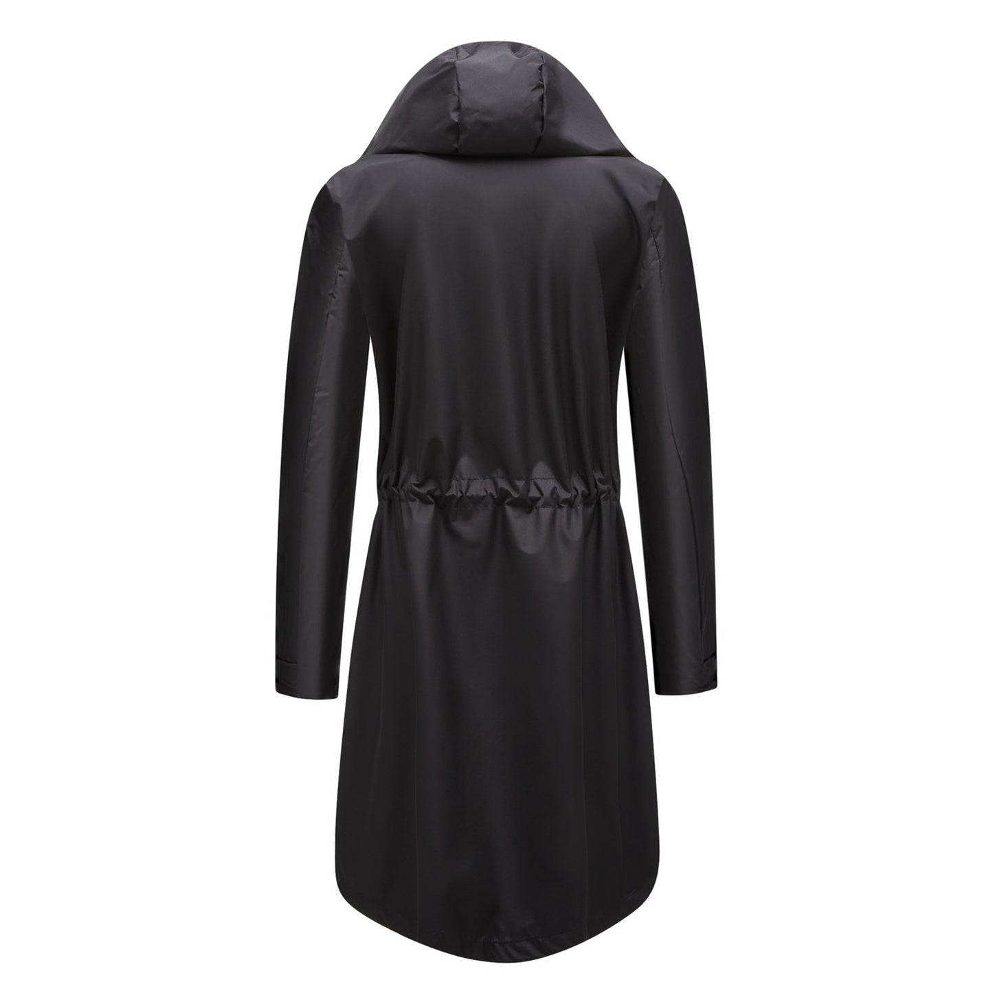 Trench Waterproof Hooded Striped Lining Coat
