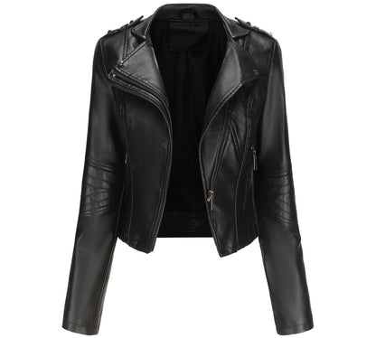 Rivet Leather Jacket