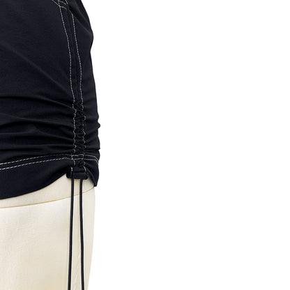 Pleating Fastener Sports Pocket Skirt