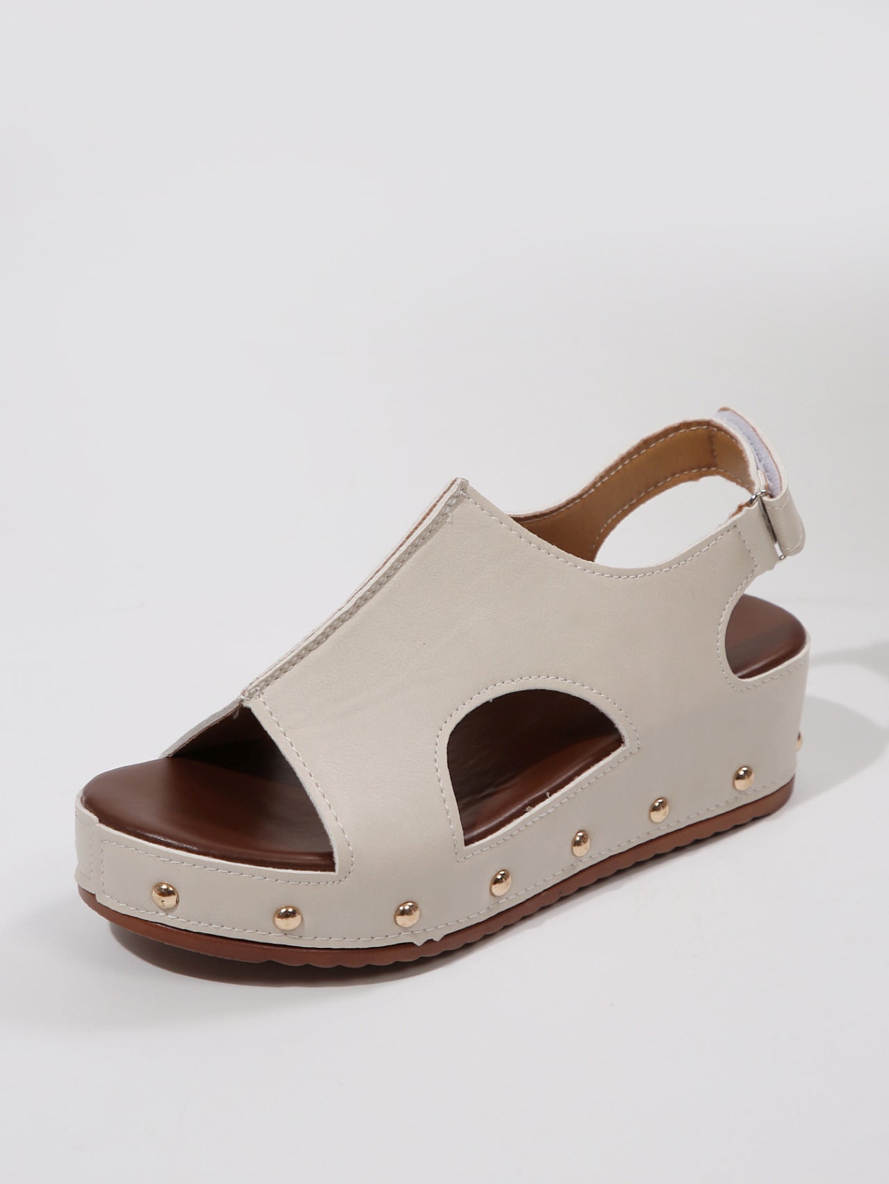 Platform Peep Toe Wedge